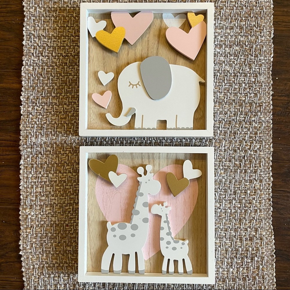 Baby Pink Nursery Wall Decor
